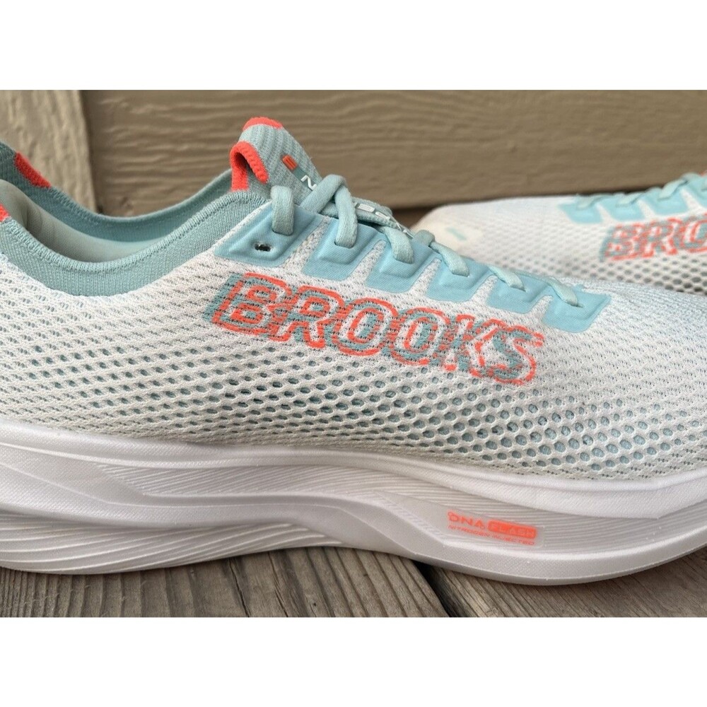 Brooks Hyperion 3 Women's 10.5 Running Shoes White/Pink Clay/Atomizer - Picture 11 of 16
